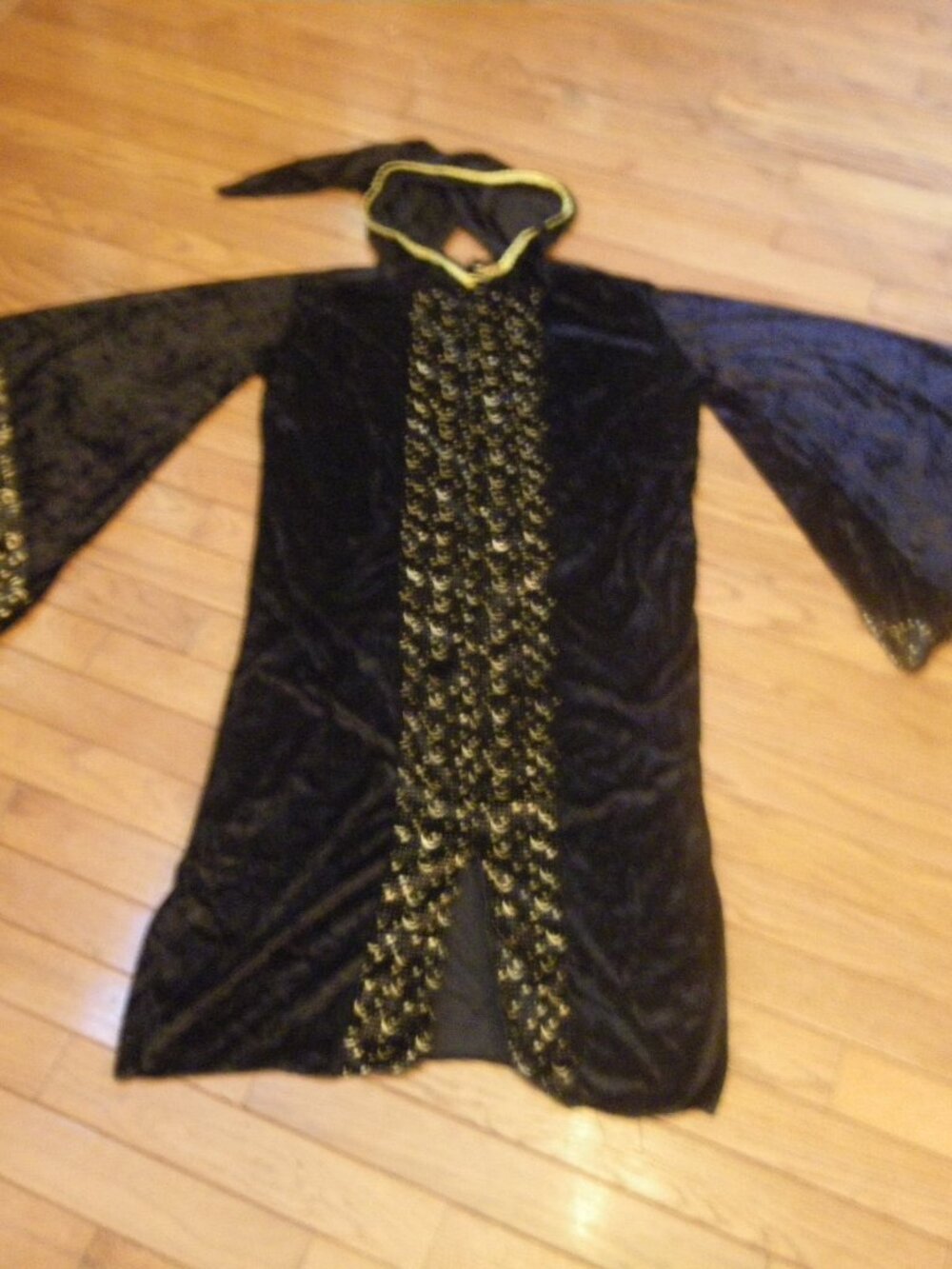 Wizard Cloak Renaissance Festival / Halloween Costume w/ Velvet Finish Unisex